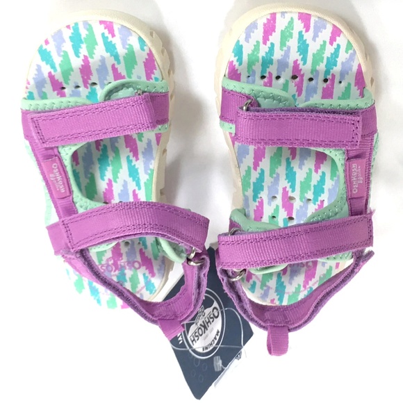 ❌SOLDOUT❌ NEW Oshkosh Sandals Bgosh Girl Purple 12 - Picture 4 of 5